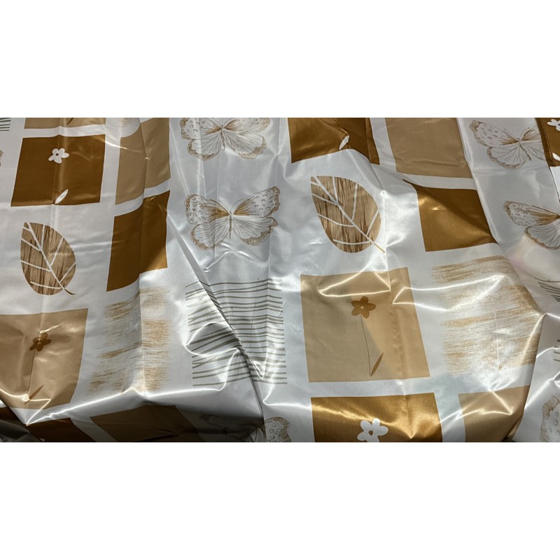 ⁦ستارة حمام ملونة بوليستر قياس180*170فراشة⁩ - الصورة ⁦1⁩