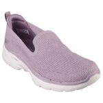 حذاء سكيتشرز جو ووك 6- كلير فيرتشر للنساء لون زهري - Skechers Women's GOwalk 6 - Clear Virtue Shoes