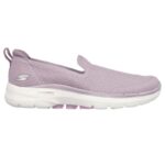 ⁦حذاء سكيتشرز جو ووك 6- كلير فيرتشر للنساء لون زهري - Skechers Women's GOwalk 6 - Clear Virtue Shoes⁩ - الصورة ⁦2⁩