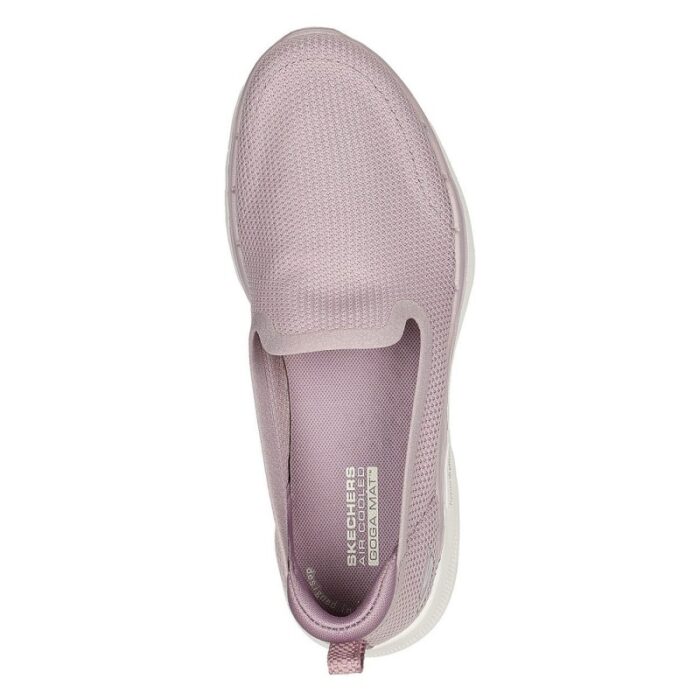 ⁦حذاء سكيتشرز جو ووك 6- كلير فيرتشر للنساء لون زهري - Skechers Women's GOwalk 6 - Clear Virtue Shoes⁩ - الصورة ⁦3⁩