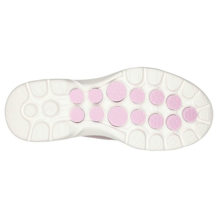 ⁦حذاء سكيتشرز جو ووك 6- كلير فيرتشر للنساء لون زهري - Skechers Women's GOwalk 6 - Clear Virtue Shoes⁩ - الصورة ⁦4⁩