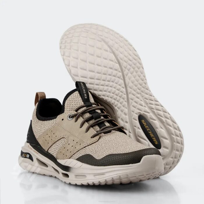 ⁦حذاء سكيتشرز ارتش فيت ارفان-جيرمن للرجال لون بيج - Skechers Men's Arch Fit Orvan - Germain Shoes⁩ - الصورة ⁦6⁩