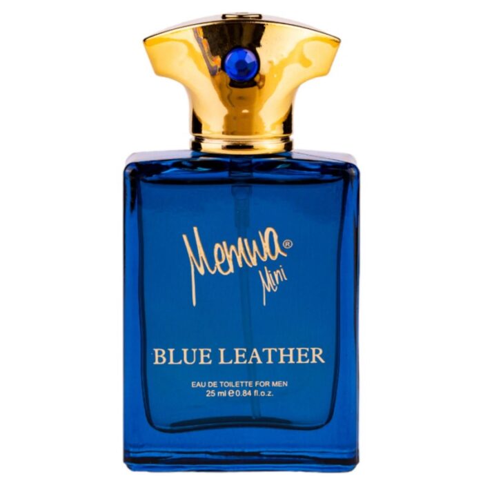 ⁦عطر ميني بلو ليذر برائحة ميس ميرايز من ميموا للرجال سعة 25 مل - mini Blue Leather No: 142 EDT By Memwa For Men 25 ML⁩ - الصورة ⁦2⁩