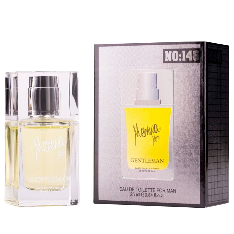 ⁦عطر ميني جنتلمان برائحة جنتل مان من ميموا للرجال سعة 25 مل - mini Gentleman No: 146 EDT By Memwa For Men 25 ML⁩ - الصورة ⁦1⁩