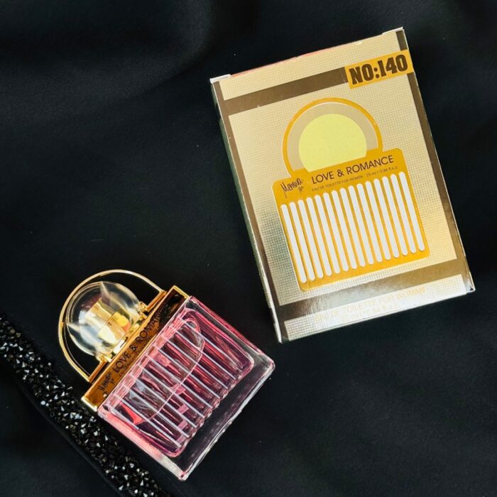 ⁦عطر ميني لاف اند رومانس من ميموا للنساء سعة 25 مل - mini Love & Romance No: 140 EDT By Memwa For Women 25 ML⁩ - الصورة ⁦5⁩