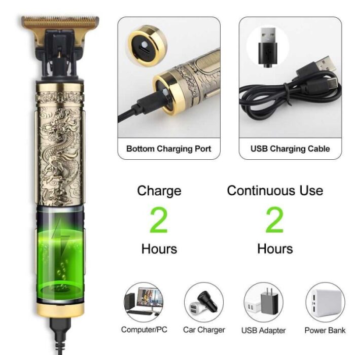 ⁦ماكنة حلاقة شحن مع رؤوس⁩ - الصورة ⁦2⁩