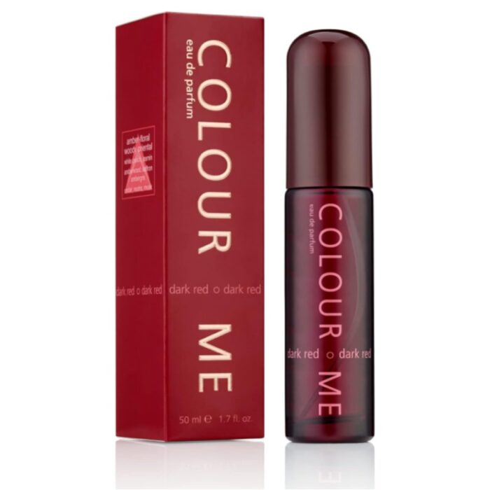 ⁦عطر كولور مي دارك ريد من ميلتون لويد للجنسين سعة 50 مل - Colour Me Dark Red EDP By Milton Lloyd For Unisex 50 ML⁩ - الصورة ⁦3⁩