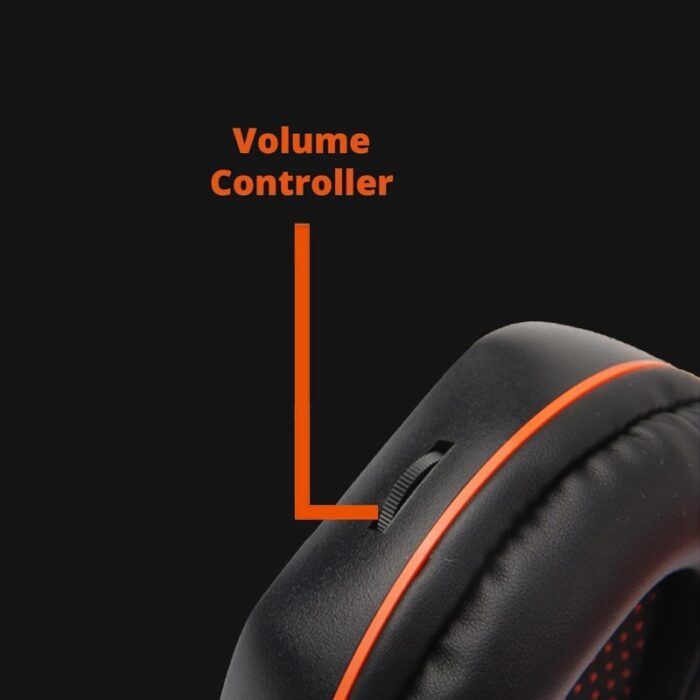⁦سماعة رأس سلكية من ميشن لون اسود-Meetion Backlit Gaming Headset with Mic - MT-HP020⁩ - الصورة ⁦4⁩