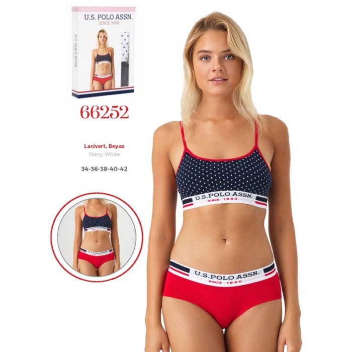 ⁦ملابس داخلية لون نسائية كحلي وأحمر⁩ - الصورة ⁦2⁩