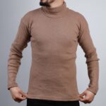 ⁦بلوزة شبابية جولف قطن بني⁩ - الصورة ⁦5⁩