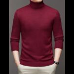 بلوزة شبابية جولف قطن خمري