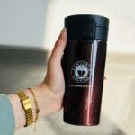 ⁦كاسة ستانلس حافظة للحرارة لون بني⁩ - الصورة ⁦2⁩