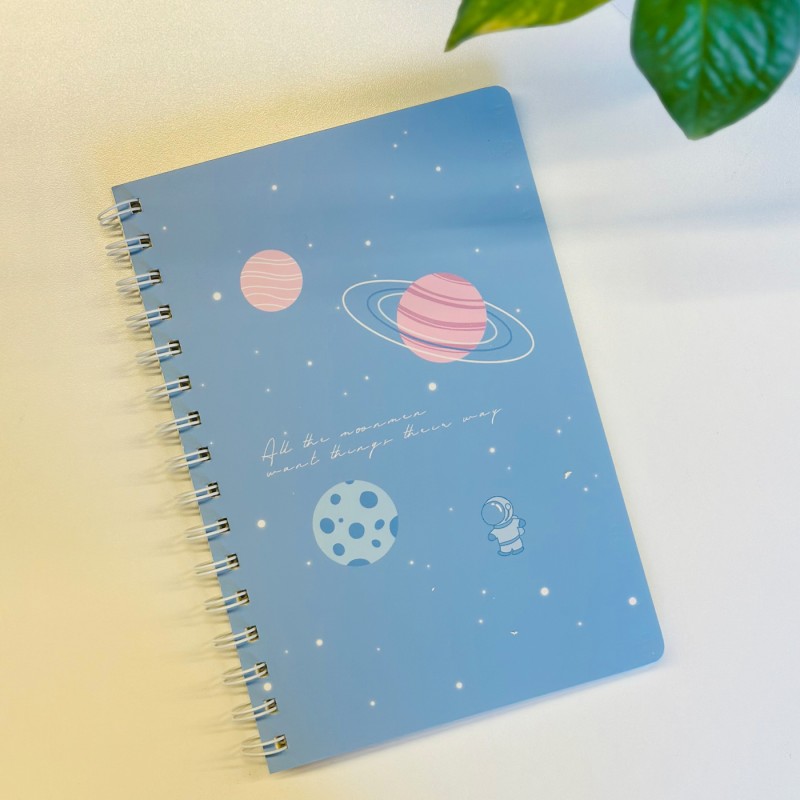 ⁦دفتر نوت سلك لون أزرق فاتح⁩ - الصورة ⁦1⁩