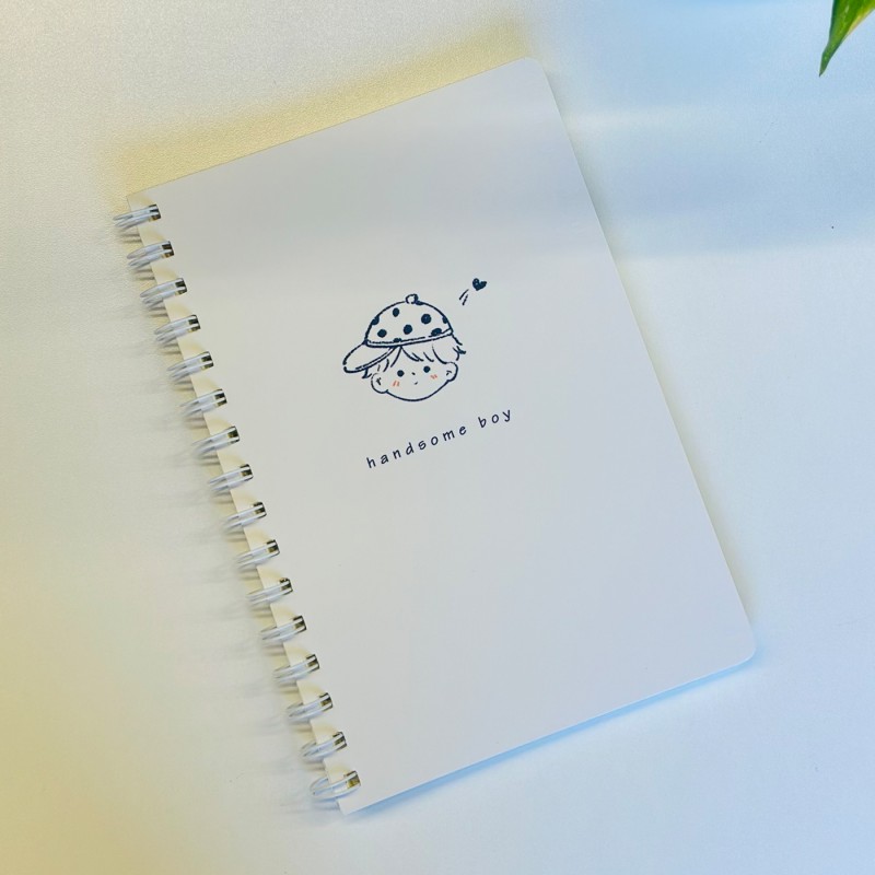 ⁦دفتر نوت سلك لون أبيض⁩ - الصورة ⁦1⁩