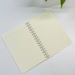 ⁦دفتر نوت سلك لون أبيض⁩ - الصورة ⁦2⁩