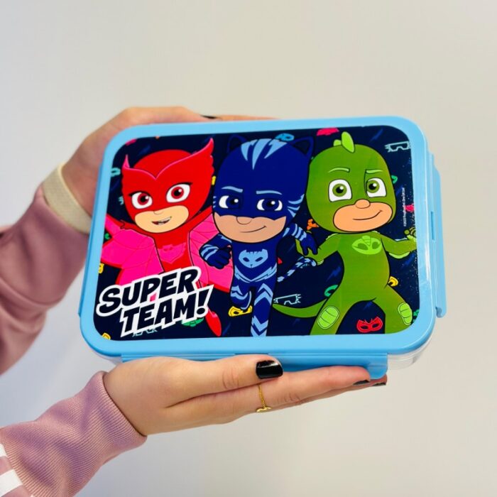 ⁦حافظة طعام ديزني مقسمة - SUPER TEAM⁩ - الصورة ⁦3⁩