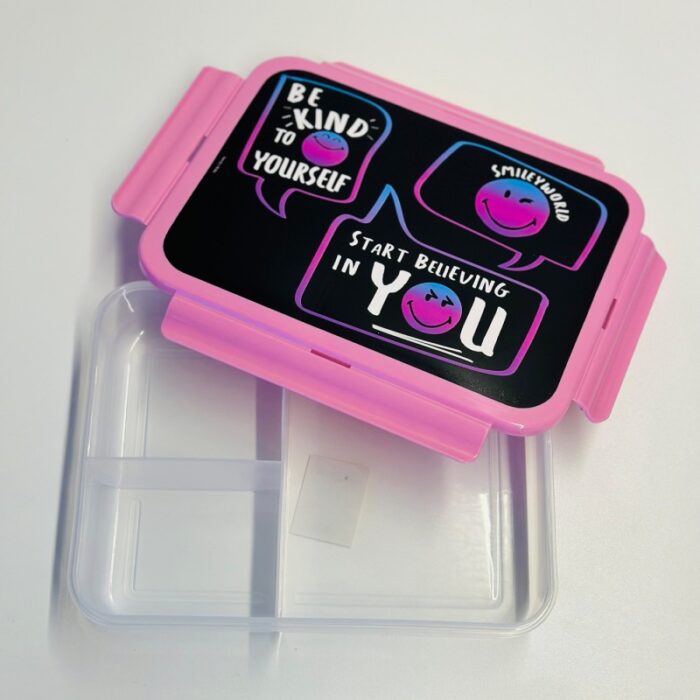 ⁦حافظة طعام ديزني مقسمة - BE KIND⁩ - الصورة ⁦2⁩