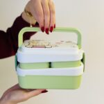 ⁦حافظة طعام طبقات - لون أخضر⁩ - الصورة ⁦7⁩