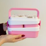 ⁦حافظة طعام طبقات - لون زهري⁩ - الصورة ⁦7⁩