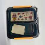 ⁦حافظة طعام مع قاطع متحرك - لون كحلي⁩ - الصورة ⁦7⁩