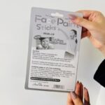 ⁦ألوان وجه قلم فسفوري كرت 1/6⁩ - الصورة ⁦3⁩