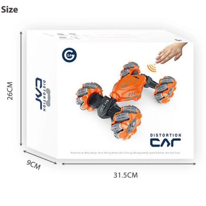⁦لعبة سيارة مع ريموت تحكم لون برتقالي⁩ - الصورة ⁦5⁩
