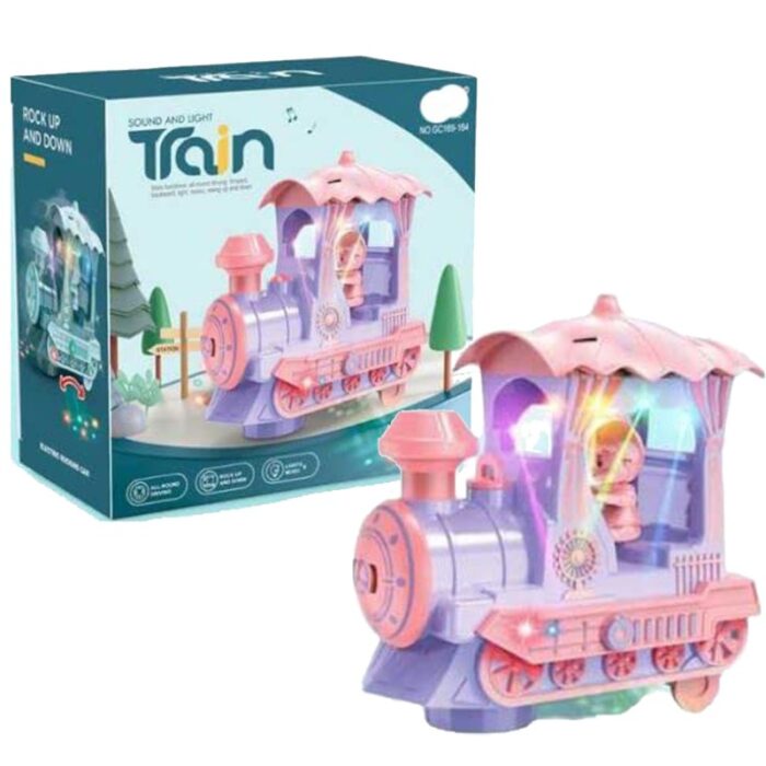 ⁦لعبة قطار مع دخان حجم صغير لون بنفسجي⁩ - الصورة ⁦5⁩