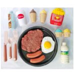 ⁦لعبة مجموعة طعام بيض مع لحمة⁩ - الصورة ⁦2⁩