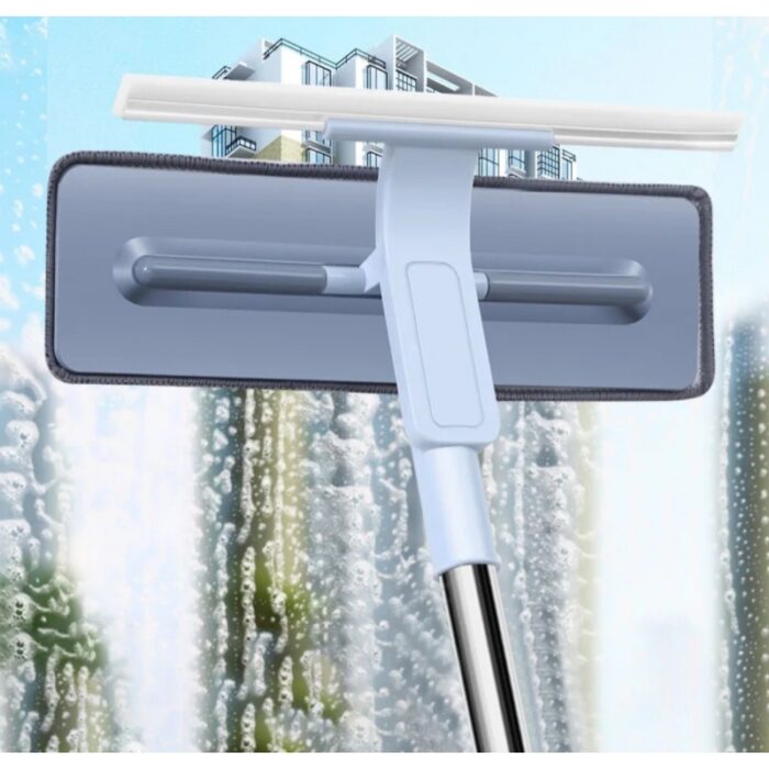 ⁦ممسحة مع قشاطة بيد طويلة للشباك والسقف والسيارة⁩ - الصورة ⁦2⁩
