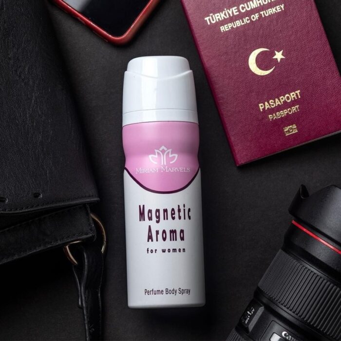 10325670_67db84021aae5 بخاخ معطر للجسم ماجنيتك اروما من مريام مارفلز للنساء حجم 200 مل – MAGNETIC AROMA Body Spray by Miriam Marvels for Women 200Ml - الصورة 1