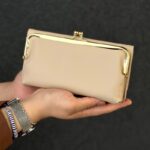 ⁦محفظة ستاتية - جزدان لون بيج⁩ - الصورة ⁦2⁩