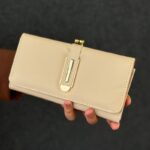 ⁦محفظة ستاتية - جزدان لون بيج⁩ - الصورة ⁦4⁩