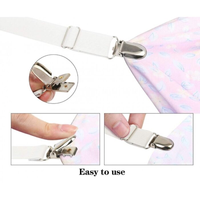 ⁦طقم 4 مرابط لتثبيت المفارش⁩ - الصورة ⁦1⁩