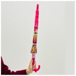 ⁦شمسية (مظلة) بتصميم ميكي ماوس مع صفارة للأطفال لون فوشي- Disney Kids with Mickey Mouse Umbrella⁩ - الصورة ⁦3⁩