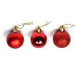 ⁦طقم 9 طابات لون ذهبي قطر الطابة 6 سم⁩ - الصورة ⁦3⁩