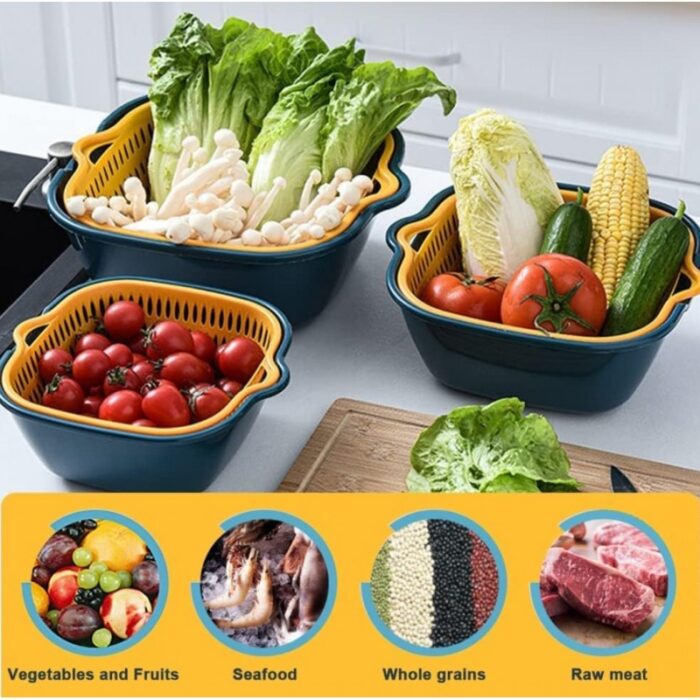 ⁦جاط مع مصفاة قطر 23 سم⁩ - الصورة ⁦2⁩