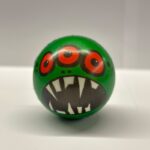 ⁦كرة اسنفجية قطر 10 سم بتصميم شكل سمايل مختلفة⁩ - الصورة ⁦10⁩