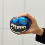 ⁦كرة اسنفجية قطر 10 سم بتصميم شكل سمايل مختلفة⁩ - الصورة ⁦13⁩