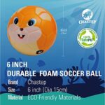 ⁦كرة اسنفجية قطر 15 سم بتصميم شكل الثعلب لون برتقالي⁩ - الصورة ⁦5⁩