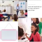 ⁦لوح منغاطيسي مع قلم صغير قابل للمحو حجم 20×30 سم لون زهري⁩ - الصورة ⁦8⁩