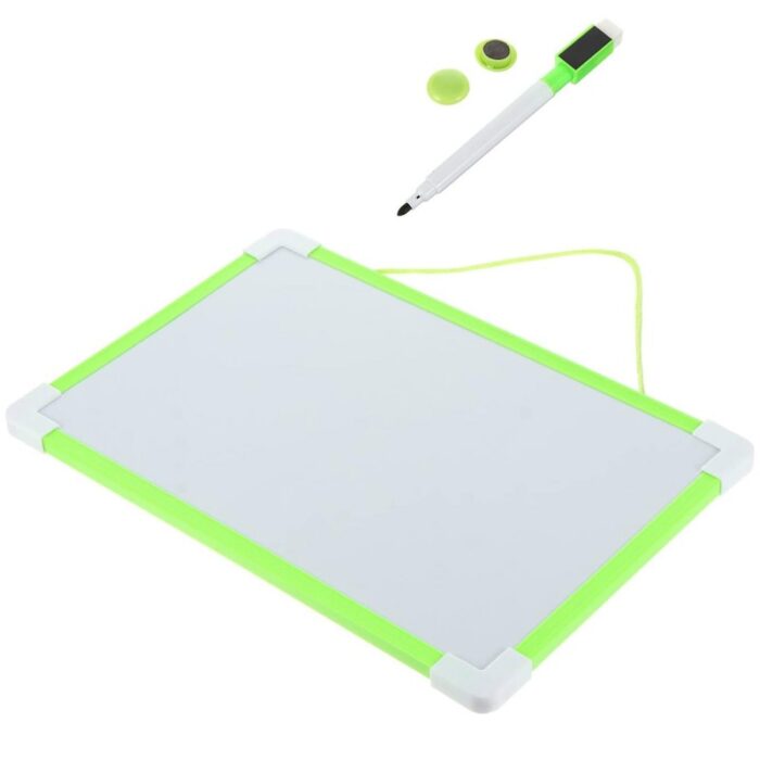 10325810_67db8476a0510 لوح منغاطيسي مع قلم صغير قابل للمحو حجم 20×30 سم لون أخضر - الصورة 1