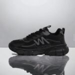 Rock Star Men's Model 102 Shoes - حذاء روك ستار موديل 102 للرجال لون أسود ونعل أسود