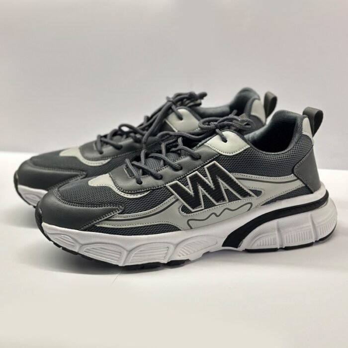 ⁦Rock Star Men's Model 102 Shoes - حذاء روك ستار موديل 102 للرجال لون رمادي⁩ - الصورة ⁦3⁩