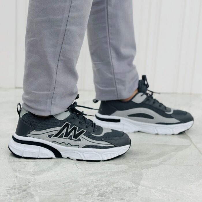 ⁦Rock Star Men's Model 102 Shoes - حذاء روك ستار موديل 102 للرجال لون رمادي⁩ - الصورة ⁦6⁩