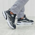 ⁦Rock Star Men's Model 102 Shoes - حذاء روك ستار موديل 102 للرجال لون رمادي⁩ - الصورة ⁦8⁩