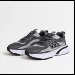 ⁦Rock Star Men's Model 102 Shoes - حذاء روك ستار موديل 102 للرجال لون رمادي⁩ - الصورة ⁦9⁩