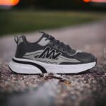 ⁦Rock Star Men's Model 102 Shoes - حذاء روك ستار موديل 102 للرجال لون رمادي⁩ - الصورة ⁦10⁩