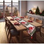 ⁦رنر كريسمس قياس 175*34 سم⁩ - الصورة ⁦5⁩