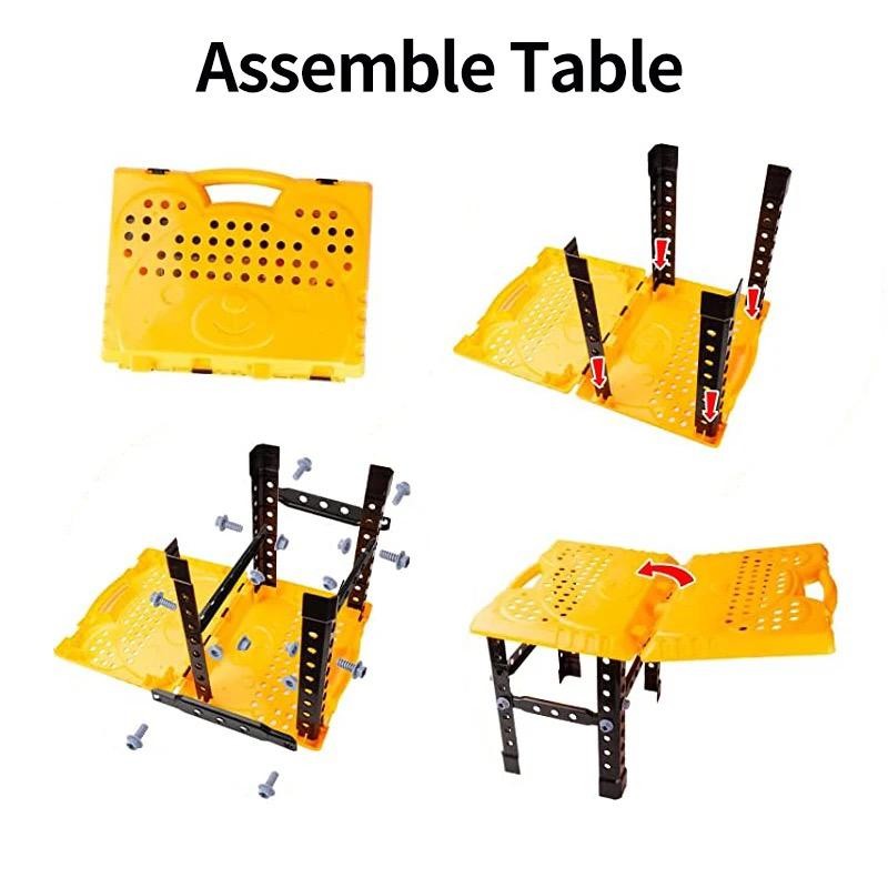 ⁦لعبة مجموعة أدوات الصيانة مع كرسي للأطفال⁩ - الصورة ⁦1⁩