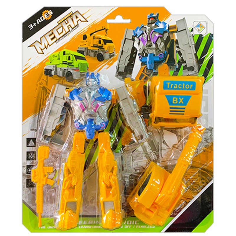 ⁦لعبة الروبوت ميكا للأطفال لون أصفر⁩ - الصورة ⁦1⁩